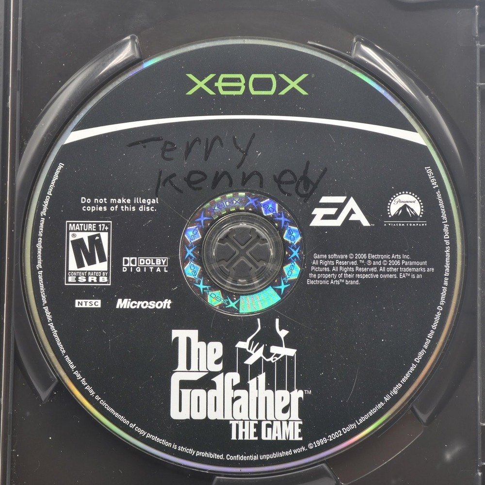 The Godfather The Game Microsoft Xbox Video Game Disc Only Tested Works Mature